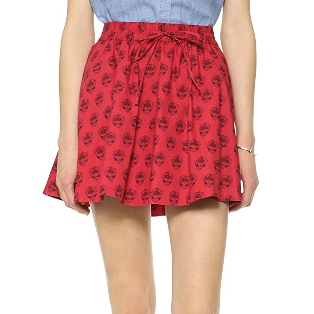 Madewell turntable mini skirt
